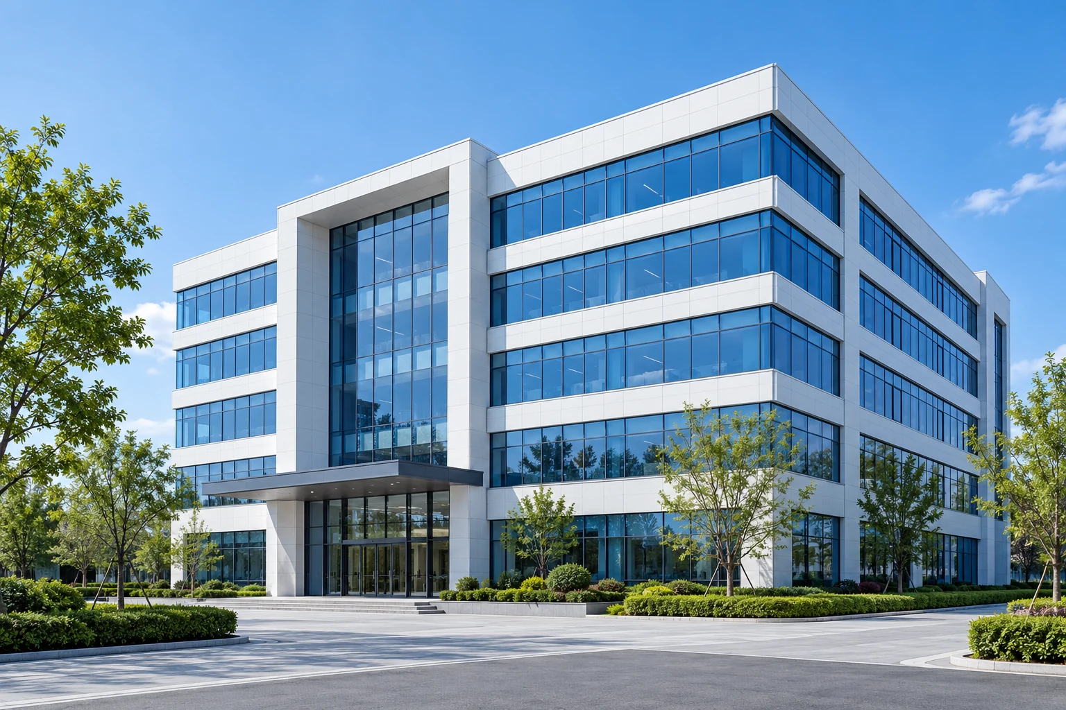 办公建筑示意图，非本公司实景